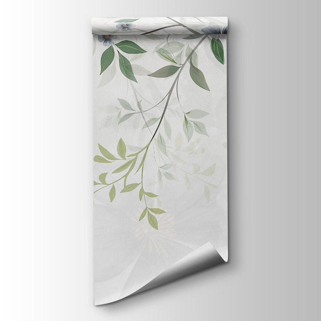 Blue flowers on twigs — product view