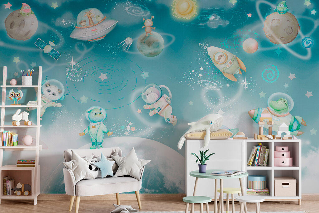 Animal astronauts in space — interior 1
