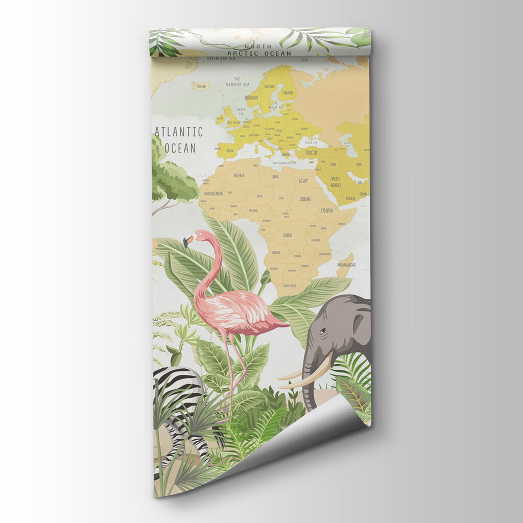 Wildlife World Map — product view