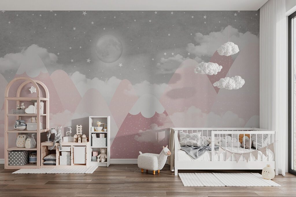 Snowy peaks by moonlight — interior 3
