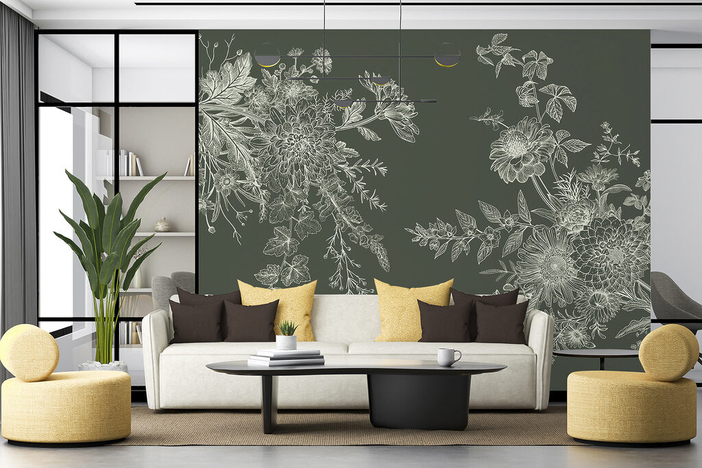 Fine flower branches — interior 2
