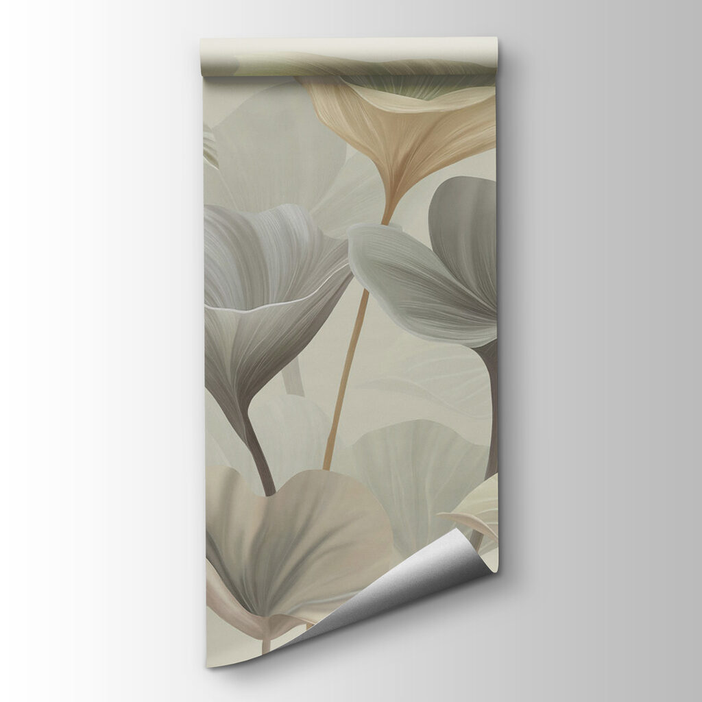 Fan leaves on stems — product view