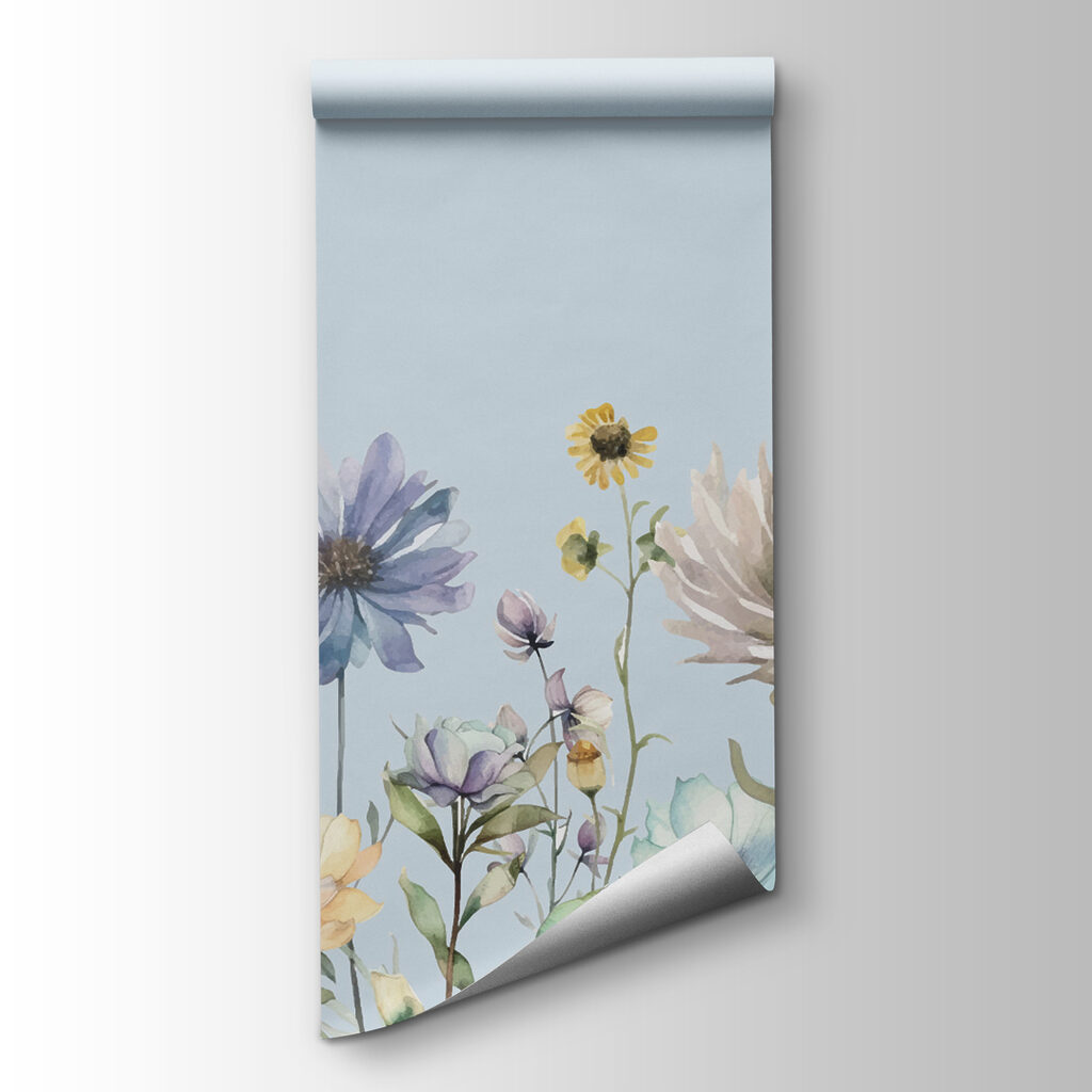 Wildflowers under blue sky — product view