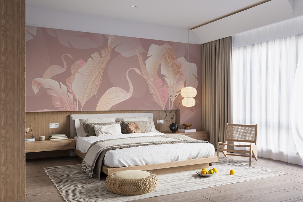 Softly Turning Leaves in an interior