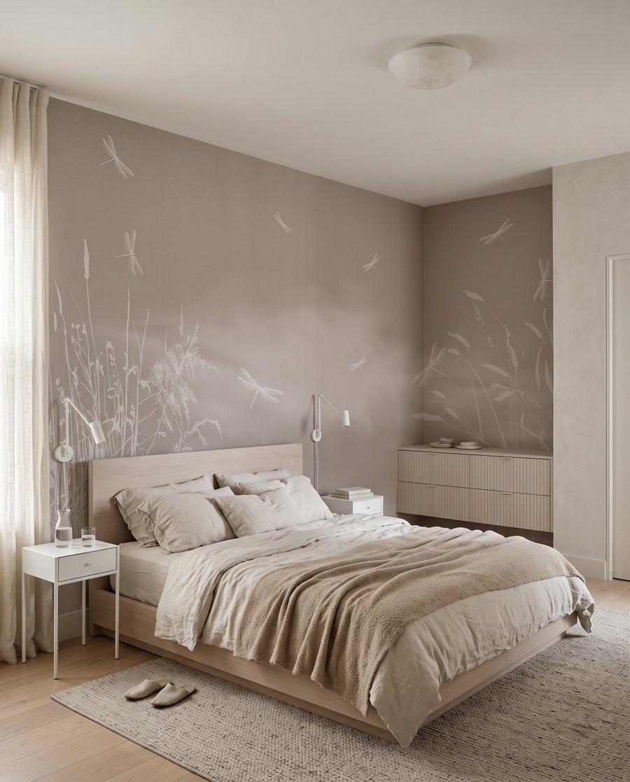 Dragonflies among grasses — interior 1