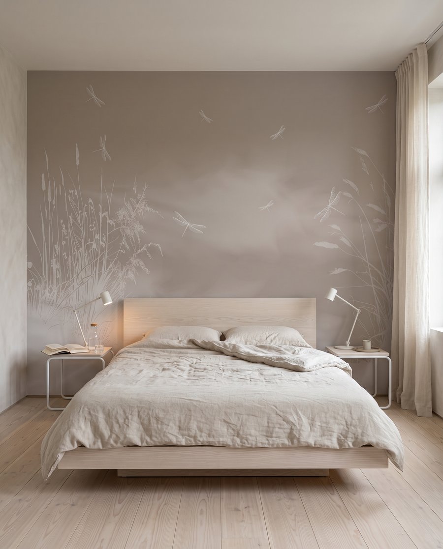 Dragonflies among grasses — interior 2