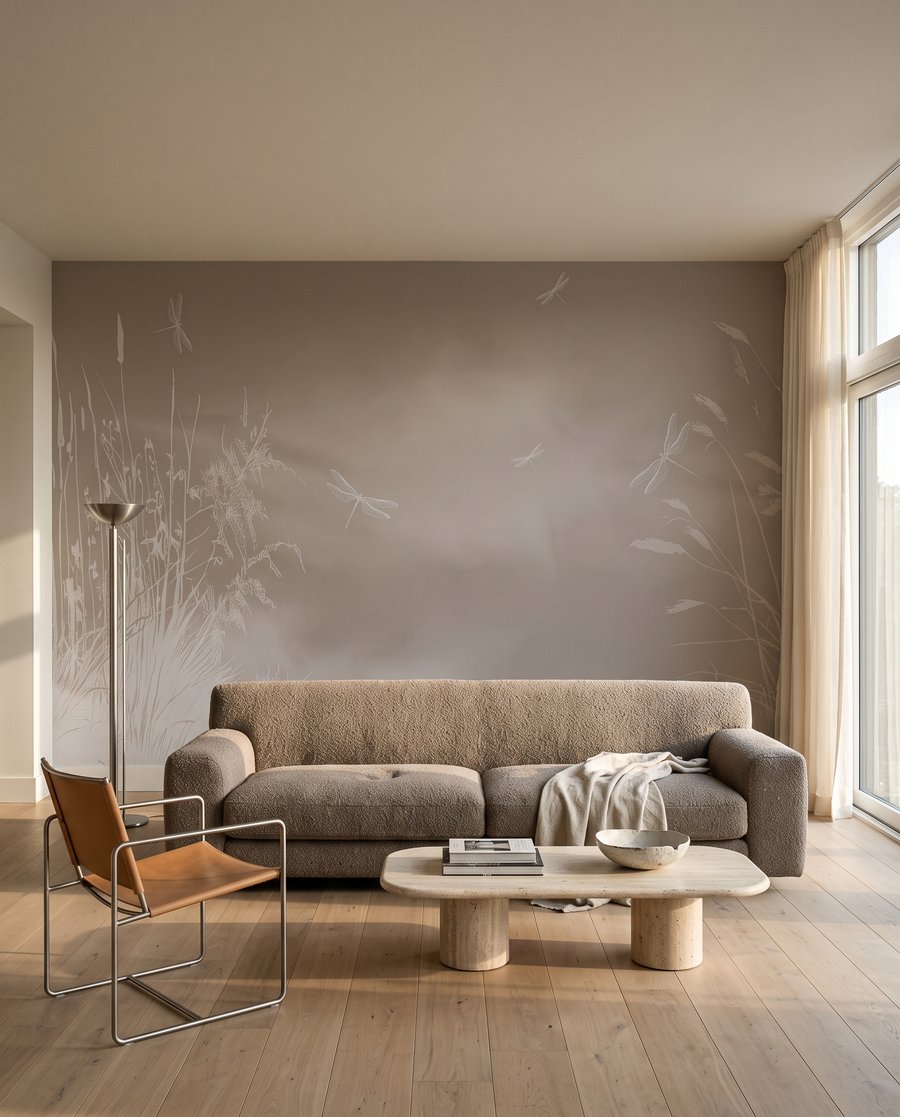Dragonflies among grasses — interior 4