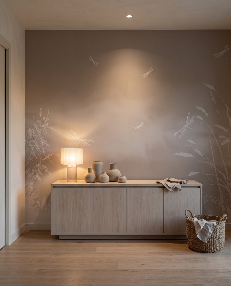 Dragonflies among grasses — interior 8