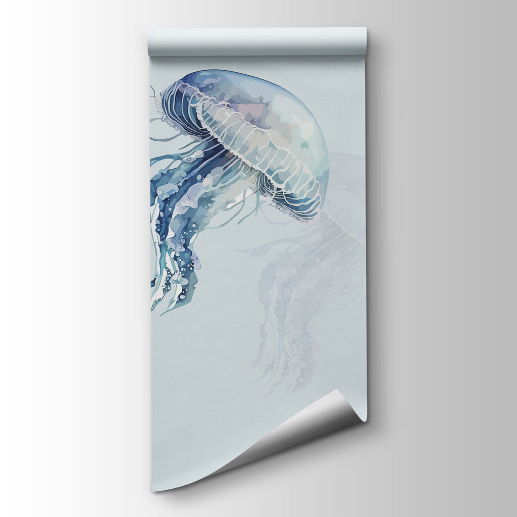 Small jellyfish in blue — product view