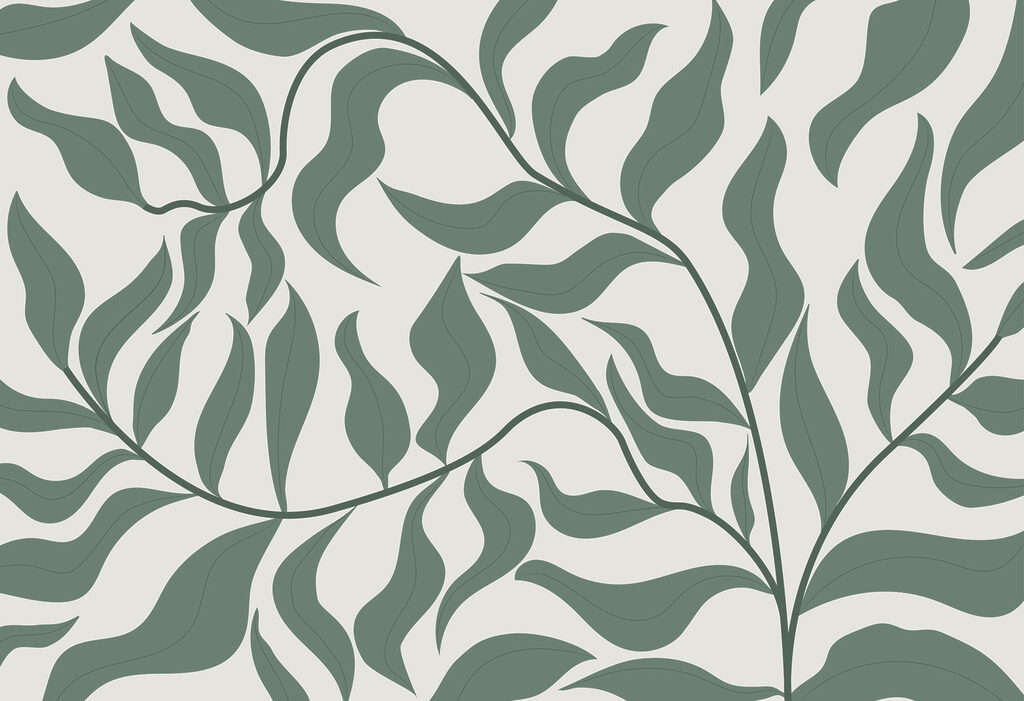 Wavy leaf branches — full design