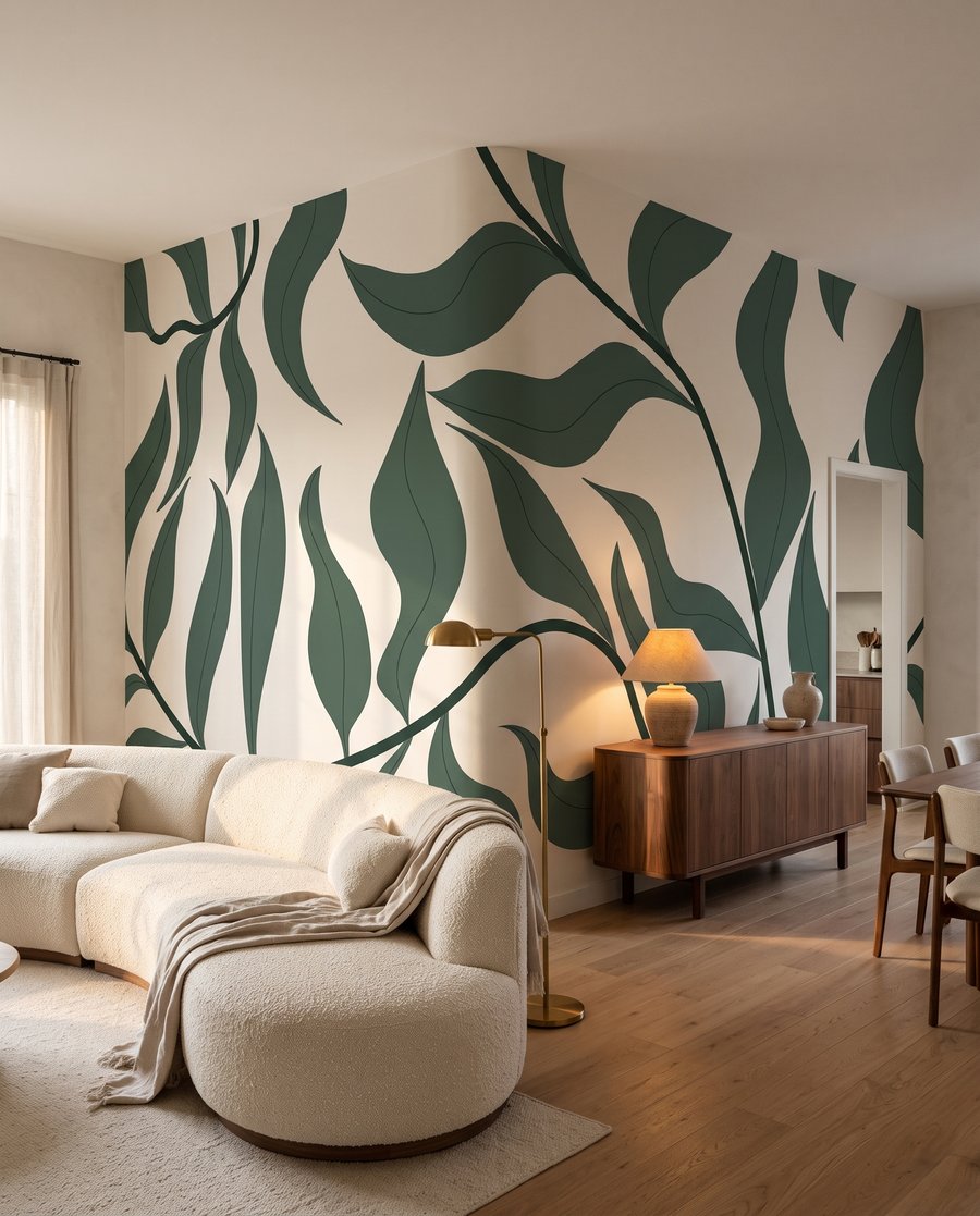 Wavy leaf branches — interior 3