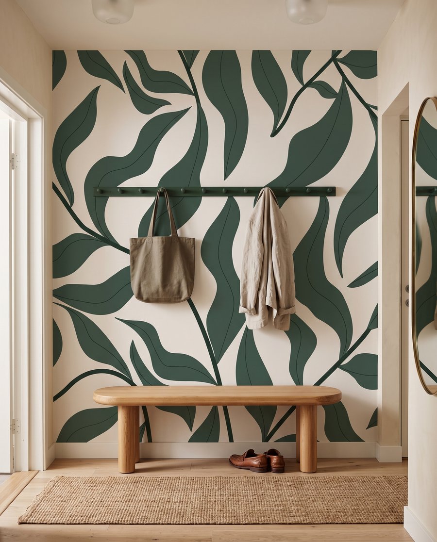 Wavy leaf branches — interior 6