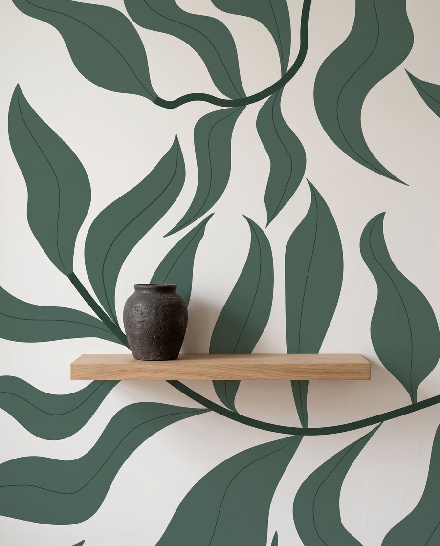 Wavy leaf branches — interior 9