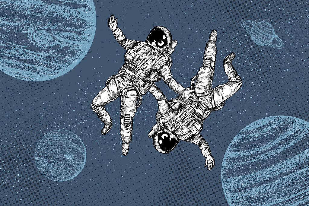 Floating Among Planets — full design