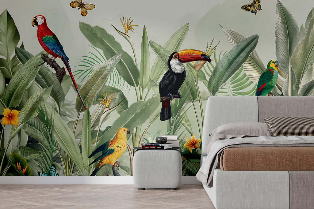 Toucan and Friends in an interior