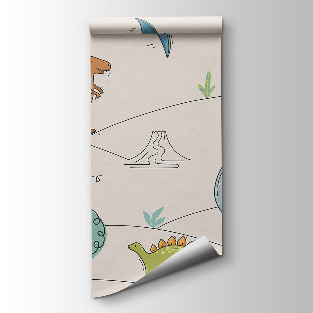 Dinosaurs in fine outlines — product view