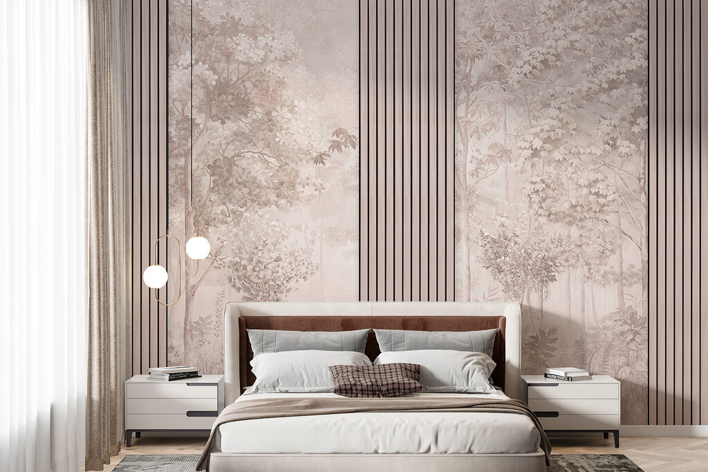 Forest Panels in an interior