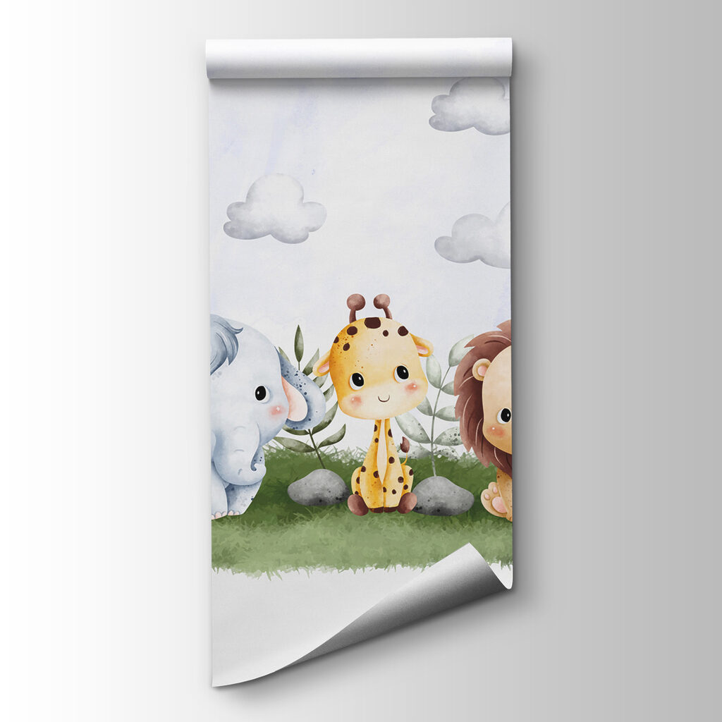 Safari friends under trees — product view