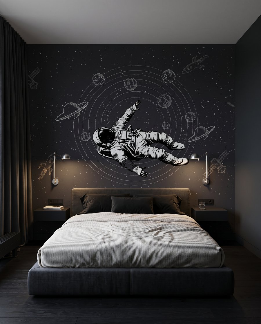 Astronaut in Orbit — interior 2