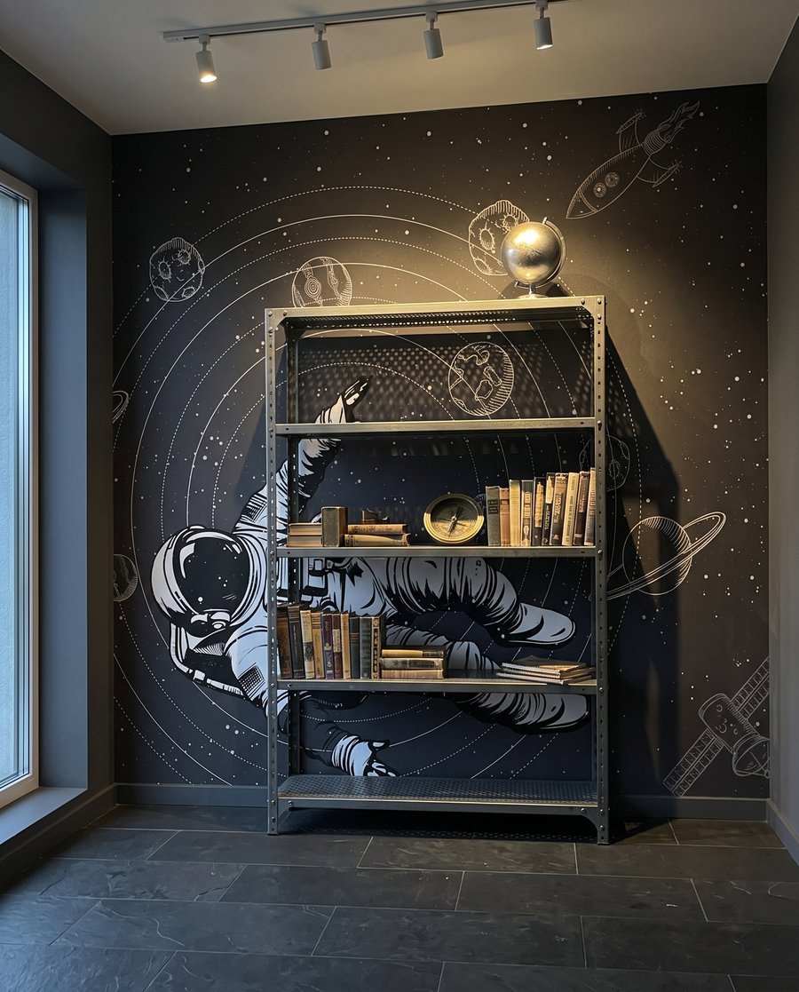 Astronaut in Orbit — interior 1