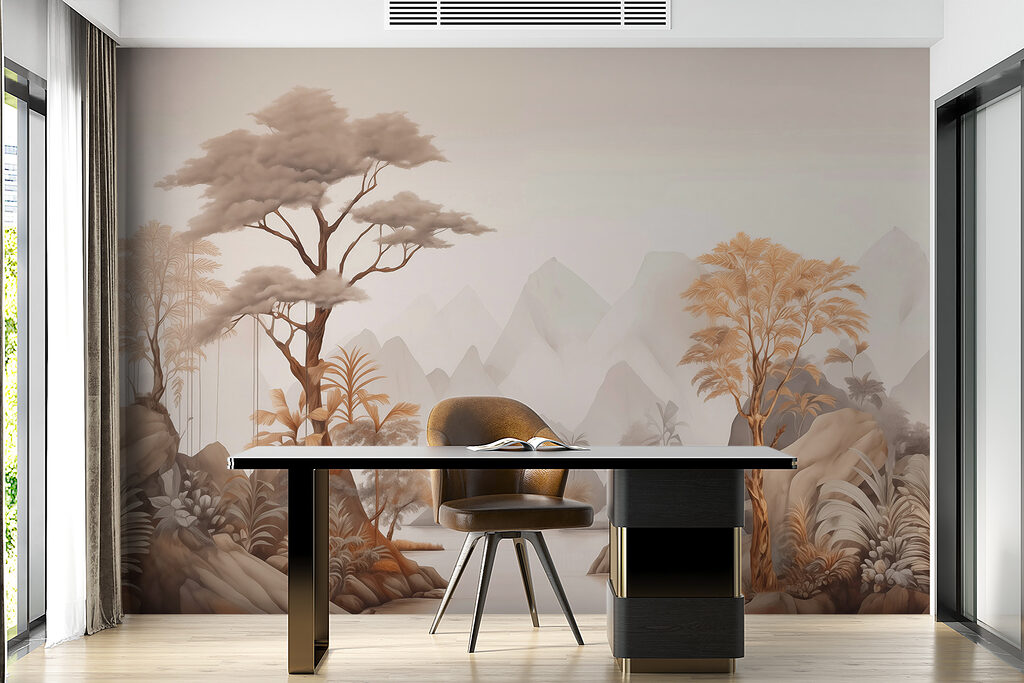River between jungle trees — interior 2