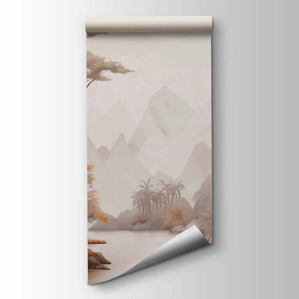 River between jungle trees — product view