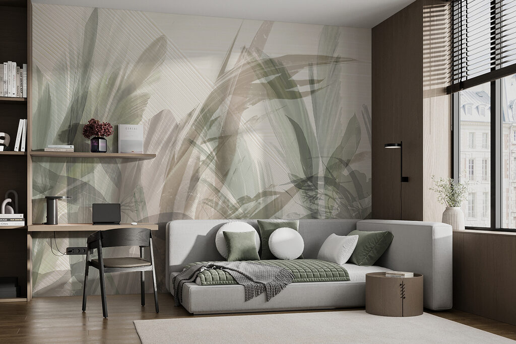 Olive Leaf Shadows in an interior