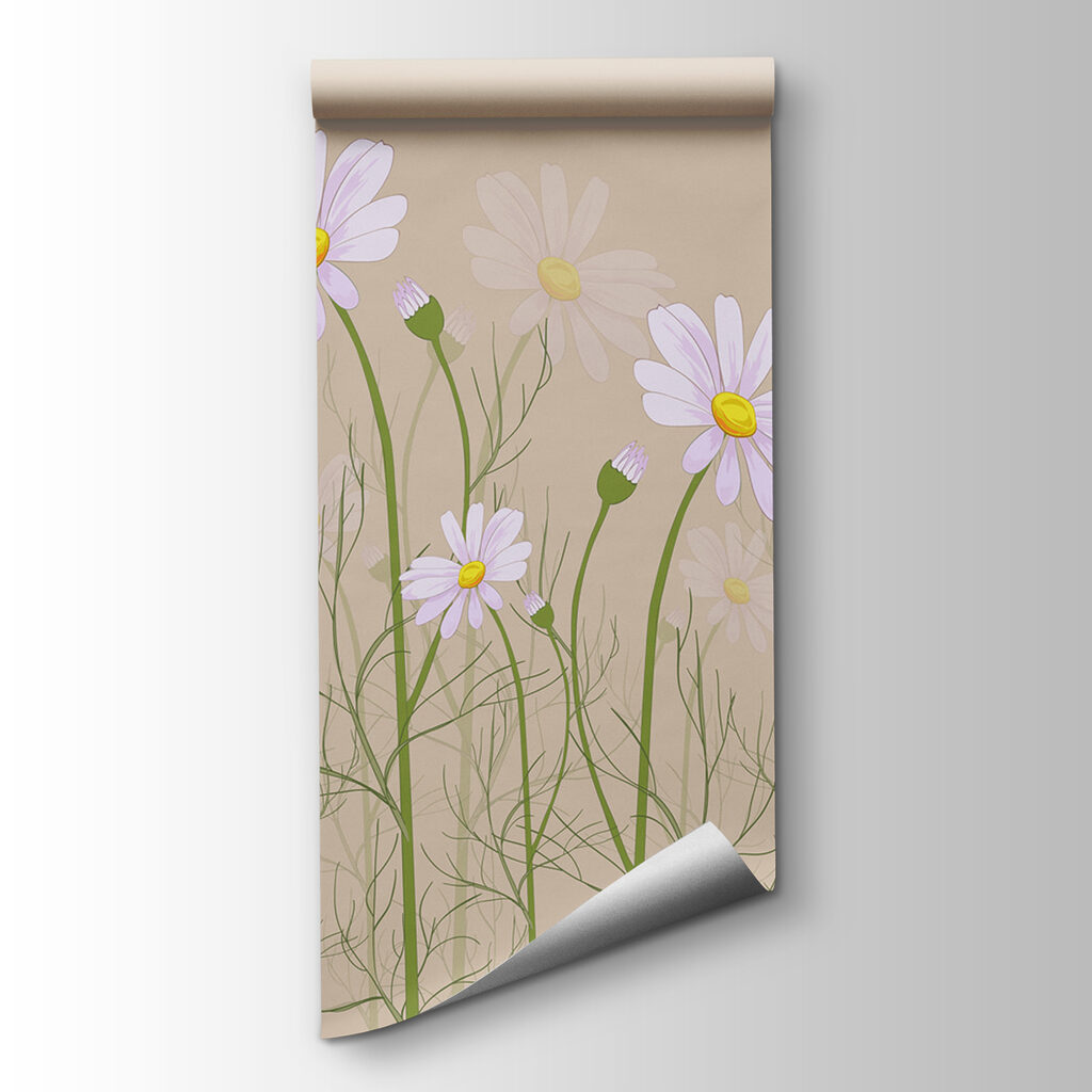 Daisies on slender stems — product view