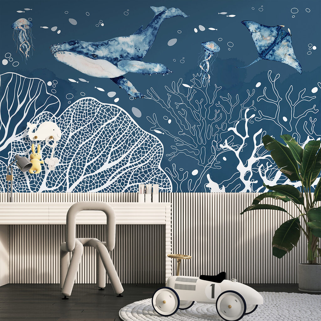 Whale and Rays — interior 4