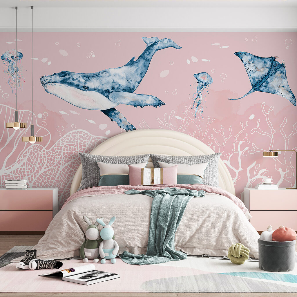 Whale and Rays — interior 1