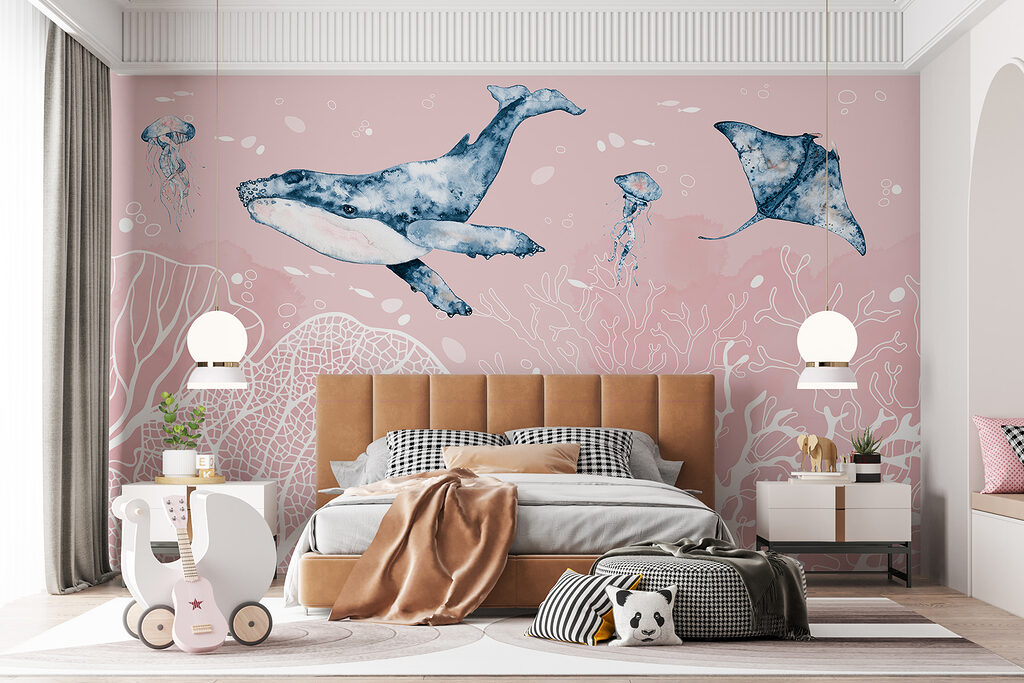 Whale and Rays — interior 2