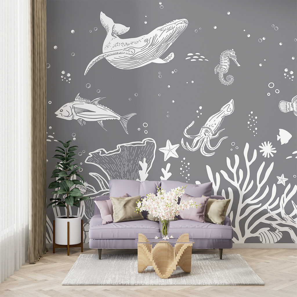 Ocean Life in Chalk — interior 3