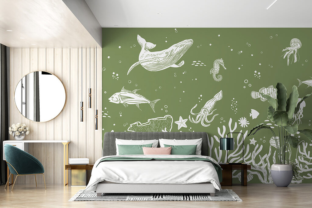 Ocean Life in Chalk — interior 1