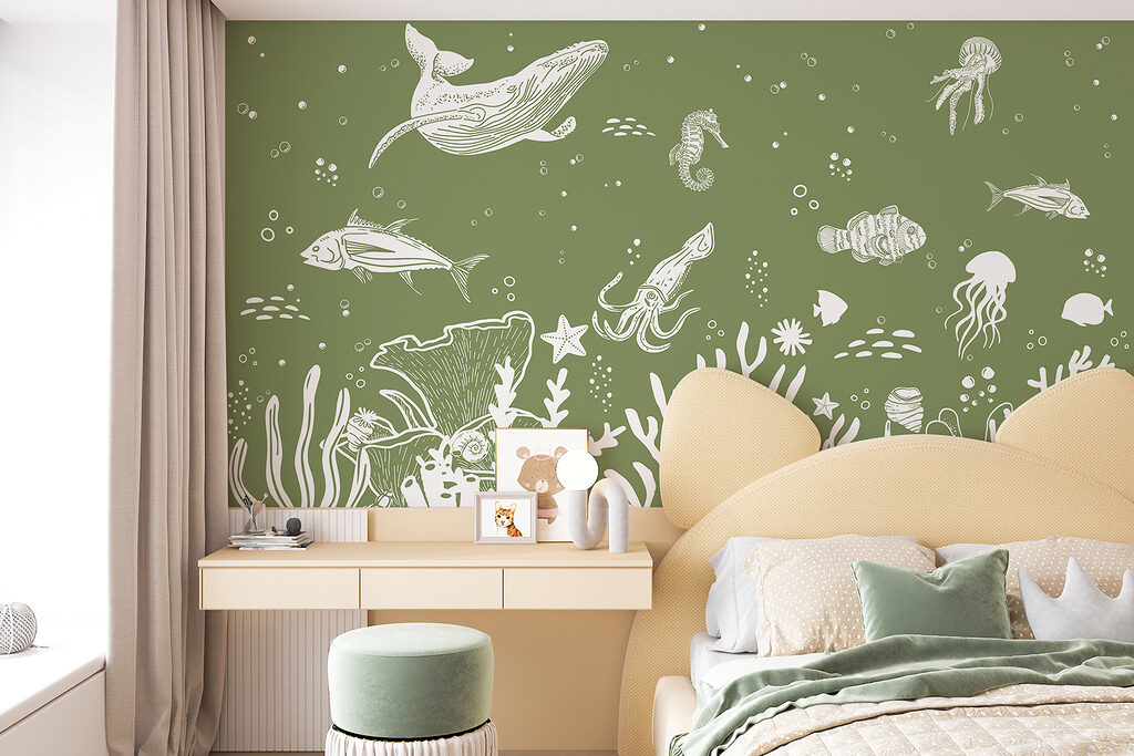 Ocean Life in Chalk — interior 3