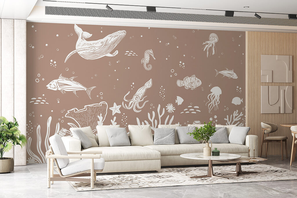 Ocean Life in Chalk — interior 3