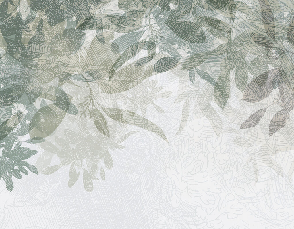 Green leafy branches — full design