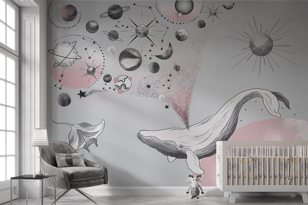 Whale Among Planets in an interior