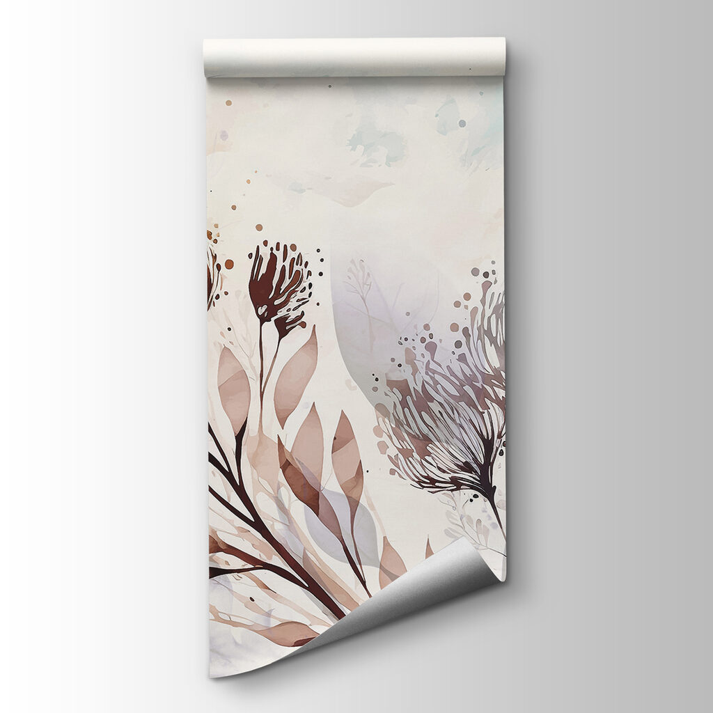 Stems in watercolour washes — product view