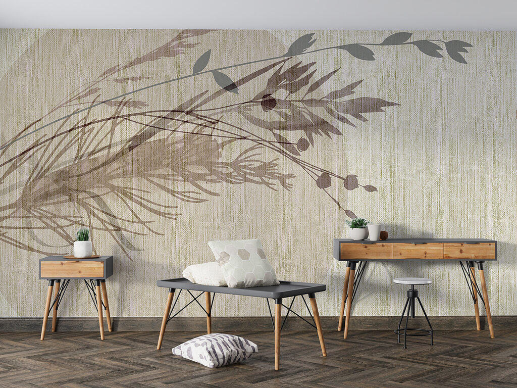 Grasses before a circle — interior 2