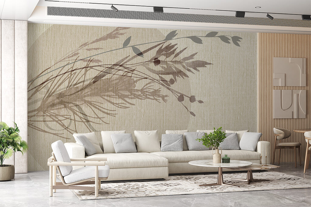 Grasses before a circle — interior 3