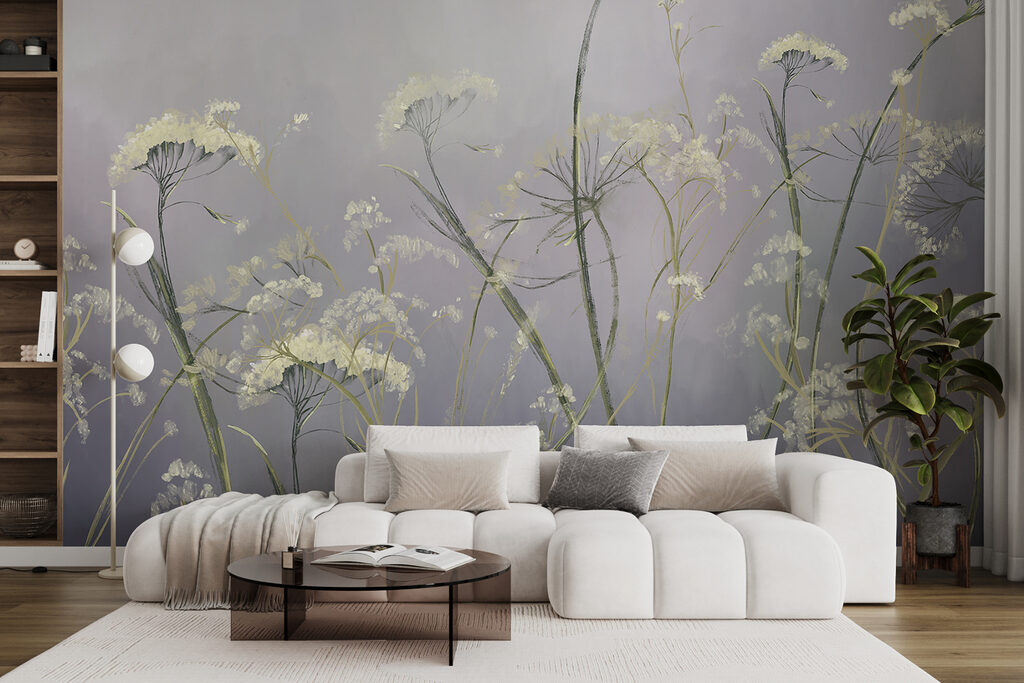 Umbel flowers in mist — interior 2