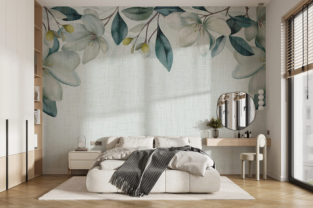 Magnolia Garland in an interior