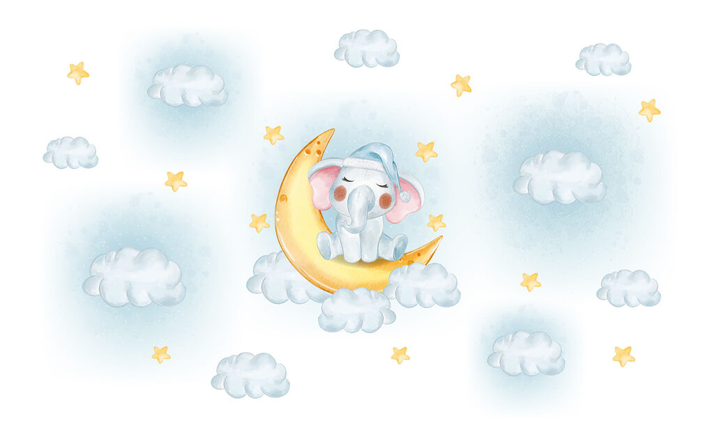 Elephant on the moon — full design
