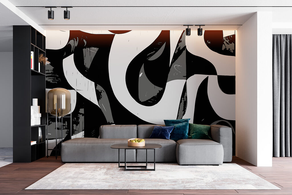 Bold black and white — interior 2