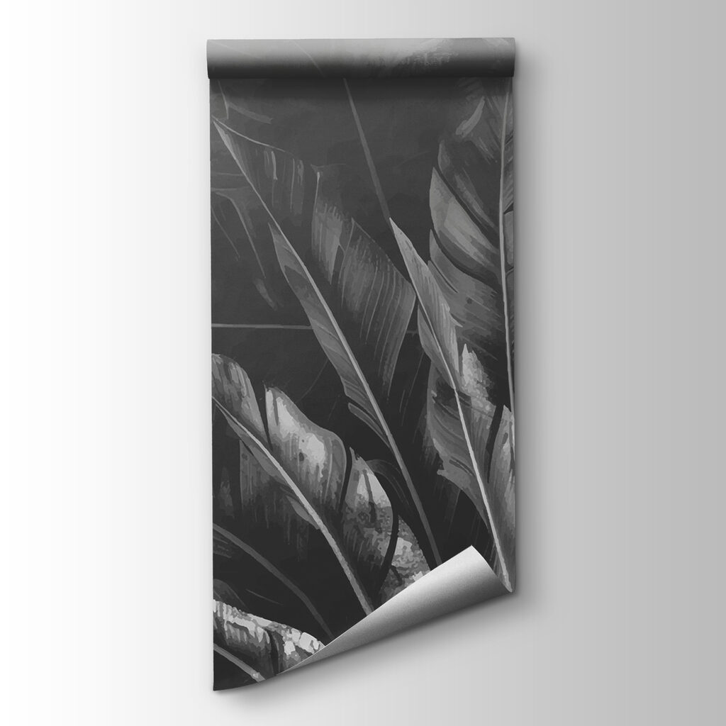 Dark leaves in mist — product view