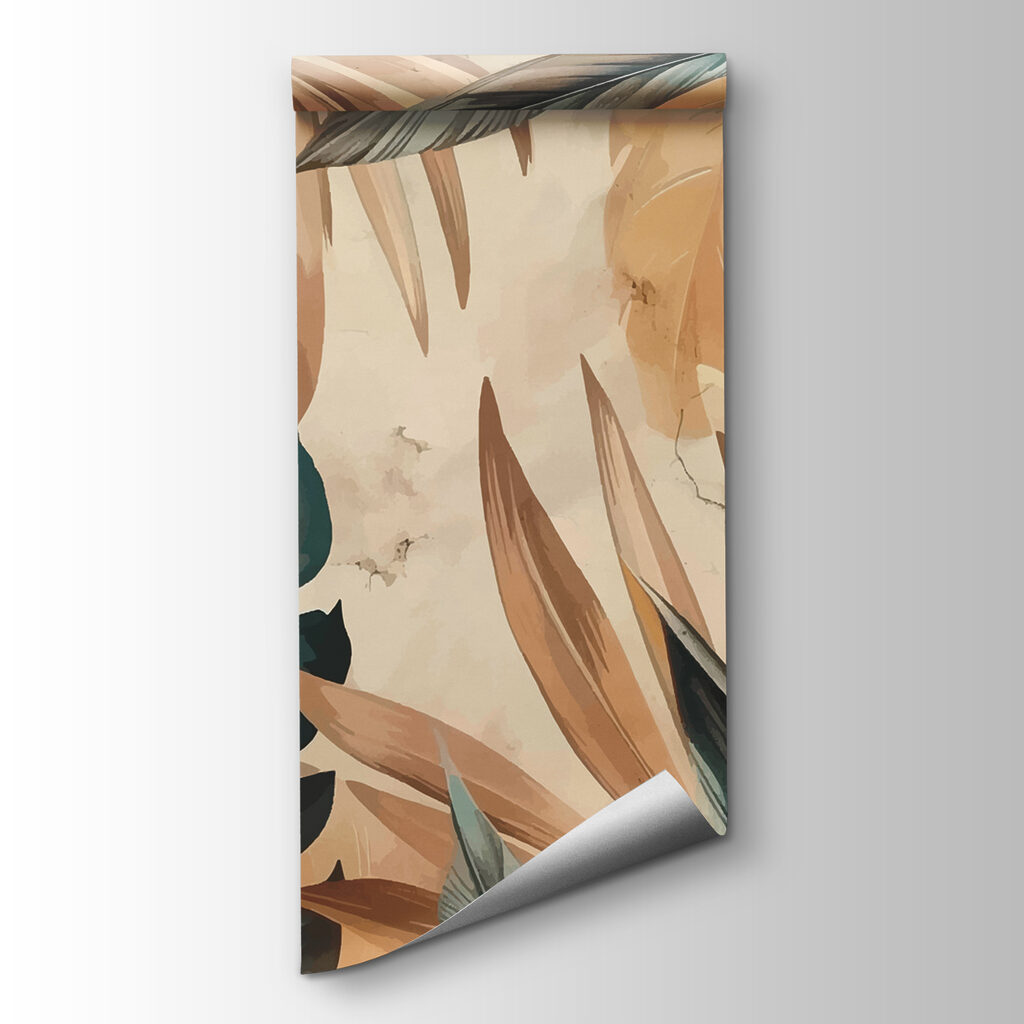 Dark monstera on sand — product view