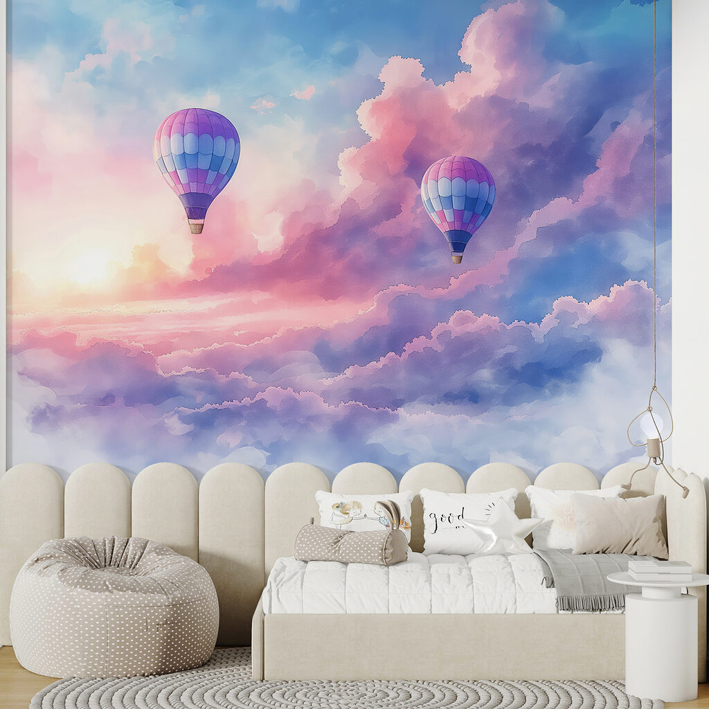 Balloons above pink clouds — interior 3