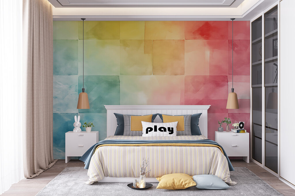 Rainbow blocks in layers — interior 1