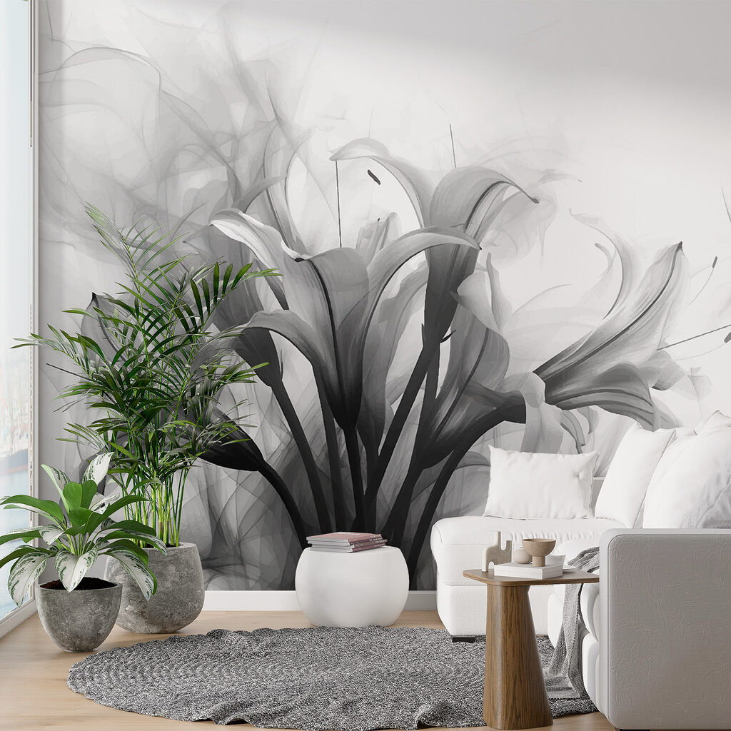 Lilies in grey haze — interior 3