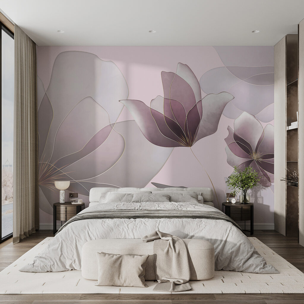 Overlapping lilac petals — interior 1